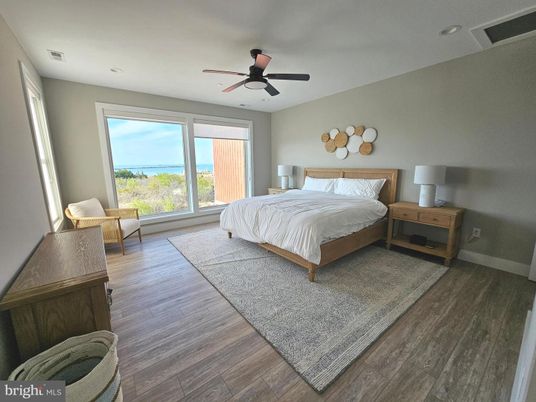 Bedroom, Interior, Water, Wood Texture Flooring