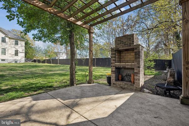 Backyard, Exterior, Fireplace