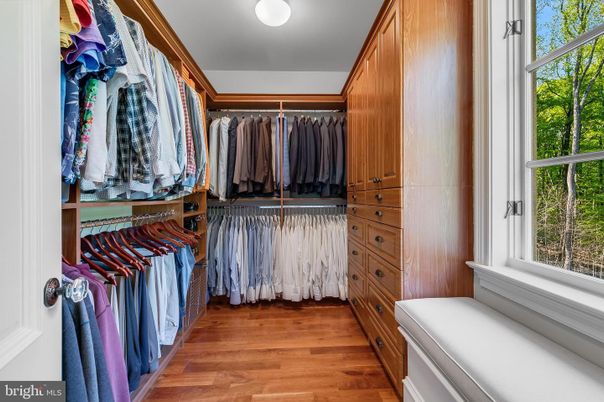 Interior, Walk-in Closets, Wood Texture Flooring