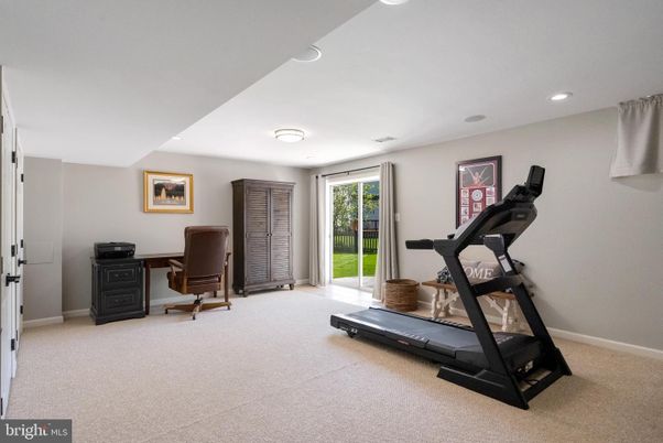 Fitness Equipment, Home Office, Interior, Recessed Lighting