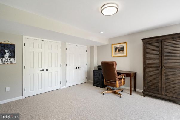 Home Office, Interior, Recessed Lighting
