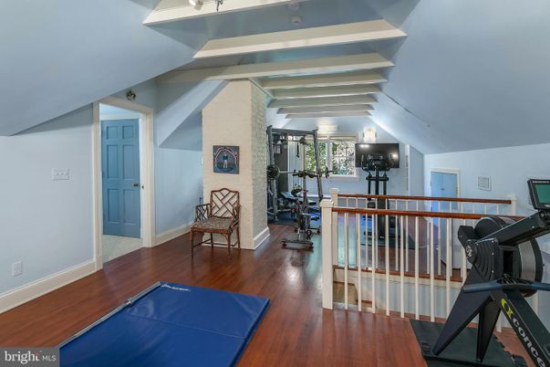 Fitness Equipment, Interior, Wood Texture Flooring