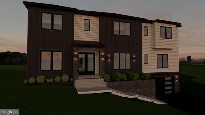 Exterior, Facade, Modern