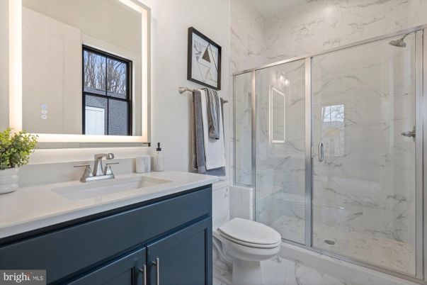 Bathroom, Glass Shower, Interior, Marble, Marble Walls