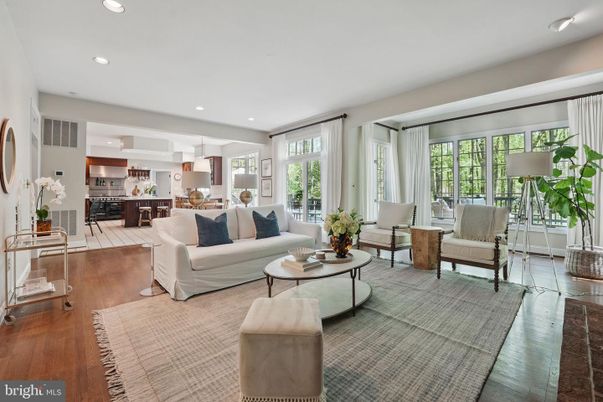 Interior, Kitchen, Living room, Pendant Lights, Recessed Lighting, Wood Texture Flooring