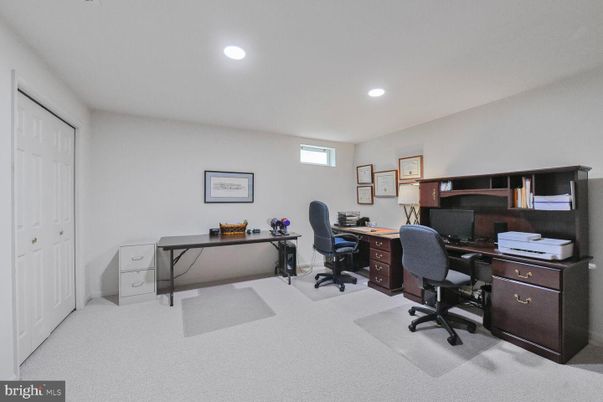 Home Office, Interior, Recessed Lighting