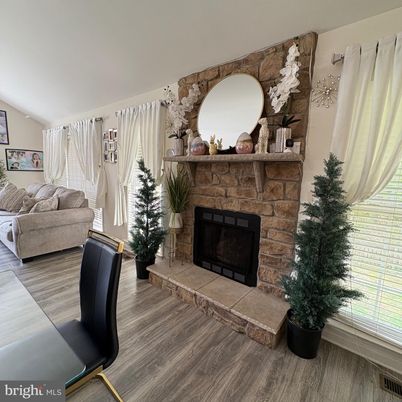 Fireplace, Interior, Wood Texture Flooring