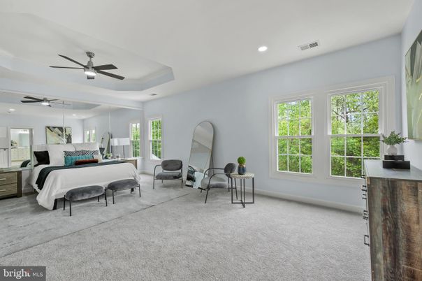 Bedroom, Interior, Recessed Lighting