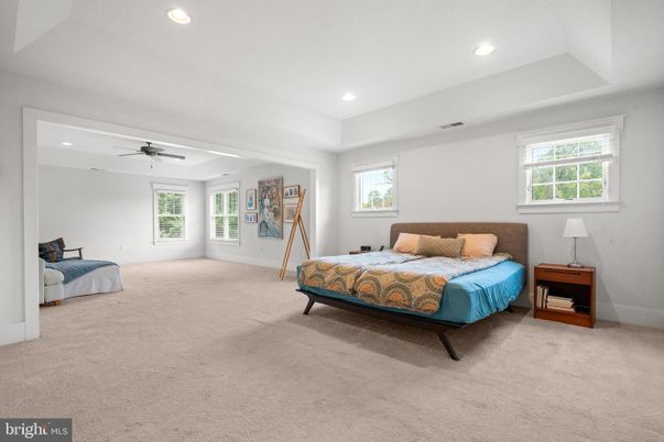 Bedroom, Interior, Recessed Lighting