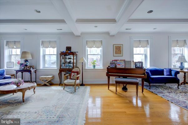 Interior, Living room, Piano, Recessed Lighting, Wood Texture Flooring