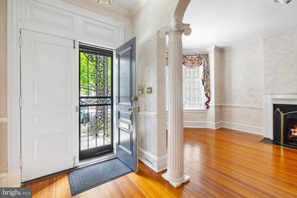 Fireplace, Interior, Wood Texture Flooring