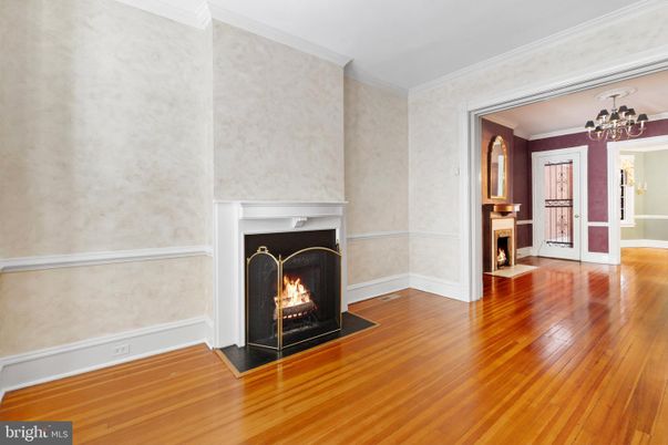 Fireplace, Interior, Wood Texture Flooring