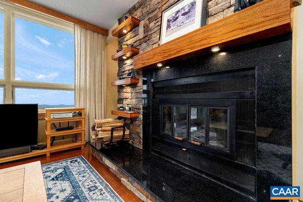 Fireplace, Interior, Wood Texture Flooring