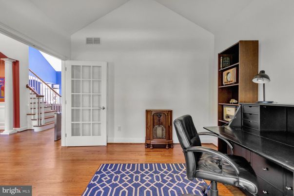 Home Office, Interior, Wood Texture Flooring