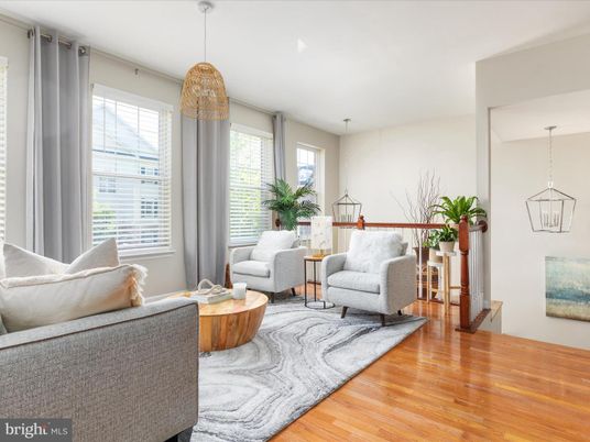 Interior, Living room, Pendant Lights, Wood Texture Flooring