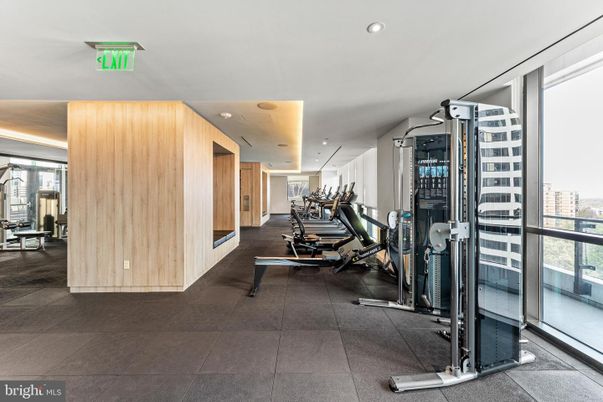 Fitness Equipment, Gym, Interior, Recessed Lighting
