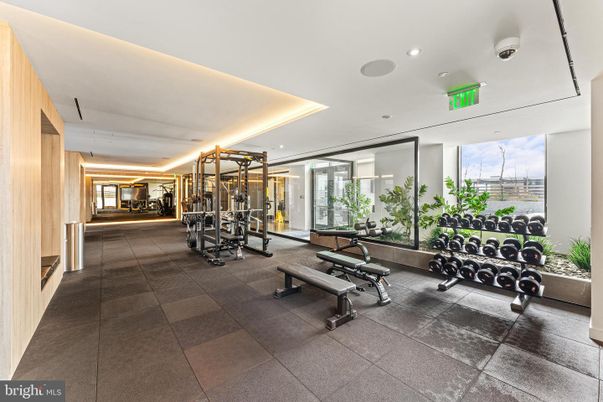 Fitness Equipment, Interior, Recessed Lighting