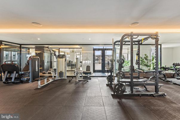 Fitness Equipment, Gym, Interior, Recessed Lighting