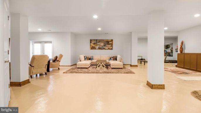 Interior, Living room, Recessed Lighting