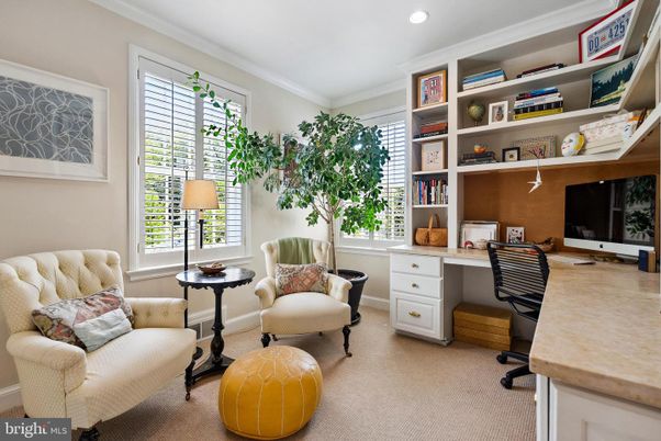 Home Office, Interior, Recessed Lighting