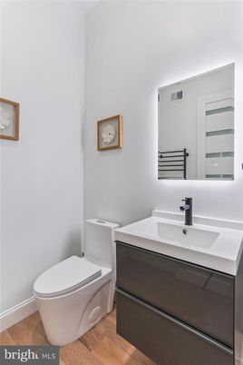 Bathroom, Interior, Wood Texture Flooring