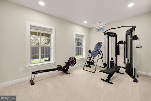 Fitness Equipment, Interior, Recessed Lighting