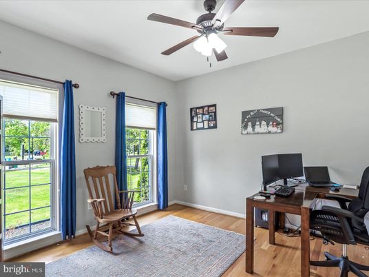 Home Office, Interior, Wood Texture Flooring