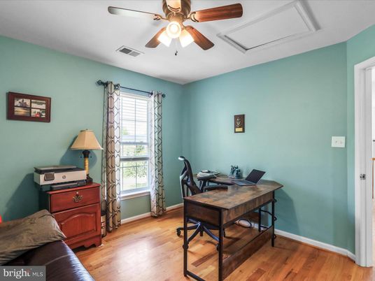 Home Office, Interior, Wood Texture Flooring