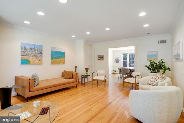 Dining room, Interior, Living room, Recessed Lighting, Wood Texture Flooring