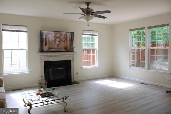 Empty room, Fireplace, Interior, Wood Texture Flooring