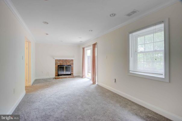 Empty room, Fireplace, Interior, Recessed Lighting