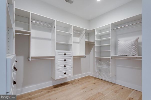 Interior, Recessed Lighting, Walk-in Closets, Wood Texture Flooring