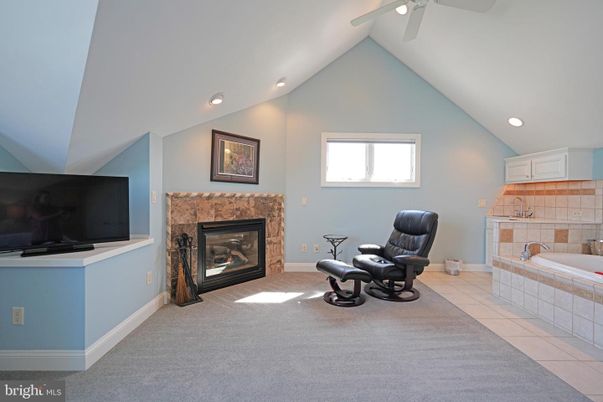 Bathroom, Fireplace, Interior, Recessed Lighting