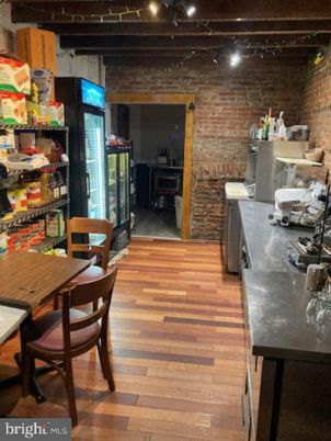 Interior, Stone Walls, Wood Texture Flooring