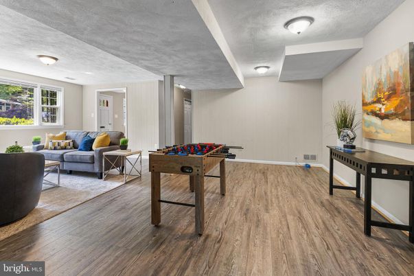 Game Room, Interior, Living room, Wood Texture Flooring