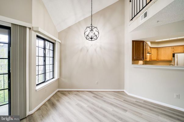 Interior, Kitchen, Pendant Lights, Wood Texture Flooring