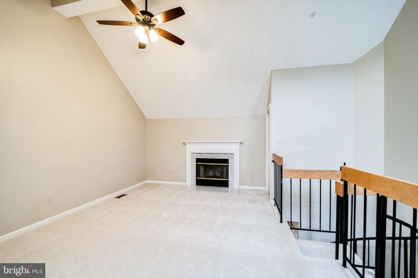 Empty room, Fireplace, Interior