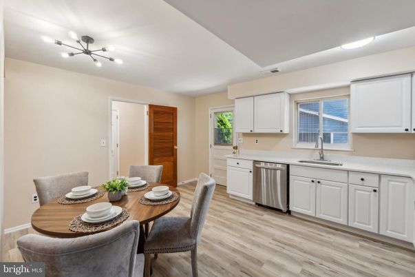 Dining room, Interior, Kitchen, Wood Texture Flooring