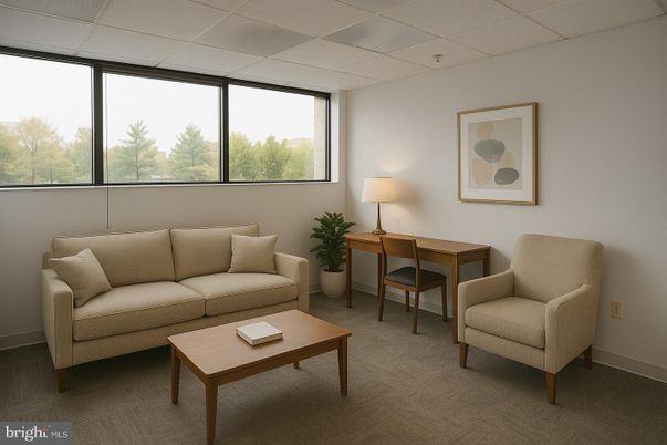 Home Office, Interior, Living room