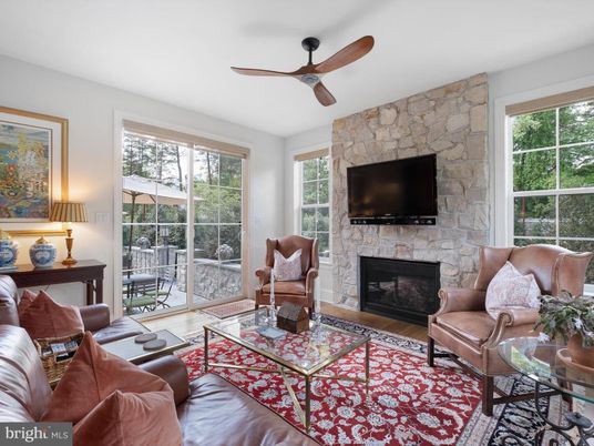 Fireplace, Interior, Living room, Stone Walls, Wood Texture Flooring