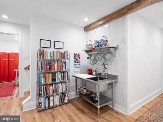 Interior, Recessed Lighting, Wooden Beams, Wood Texture Flooring