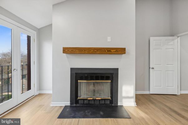 Fireplace, Interior, Wood Texture Flooring