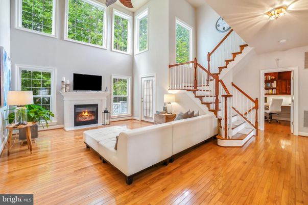 Fireplace, Interior, Living room, Wood Texture Flooring