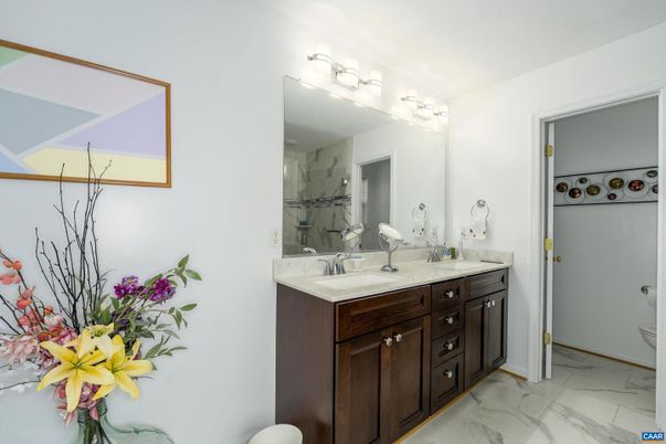 Bathroom, Dual Sink Vanities, Interior, Marble