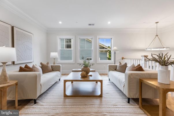 Dining room, Interior, Living room, Pendant Lights, Recessed Lighting, Wood Texture Flooring