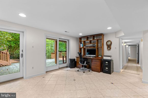 Home Office, Interior, Recessed Lighting