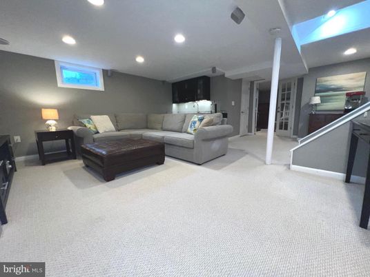 Interior, Living room, Recessed Lighting