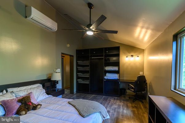 Bedroom, Home Office, Interior, Wood Texture Flooring
