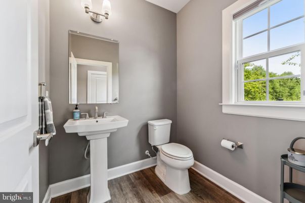 Bathroom, Interior, Wood Texture Flooring
