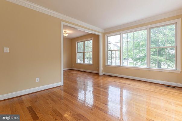 Empty room, Interior, Wood Texture Flooring